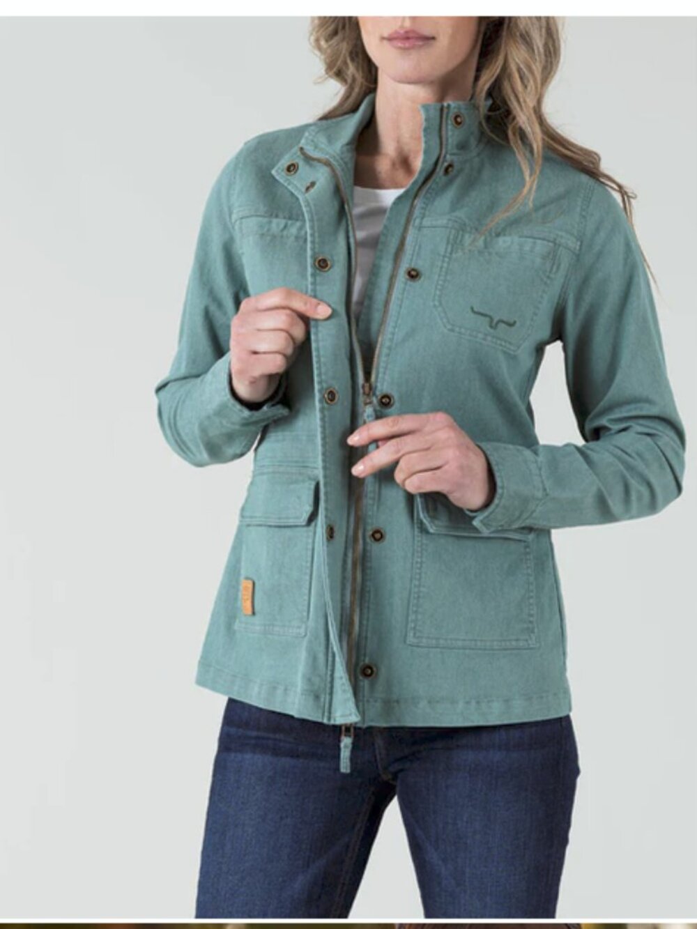 Kimes Ranch Riggin Utility Jacket in Sage - Picture 2 of 7